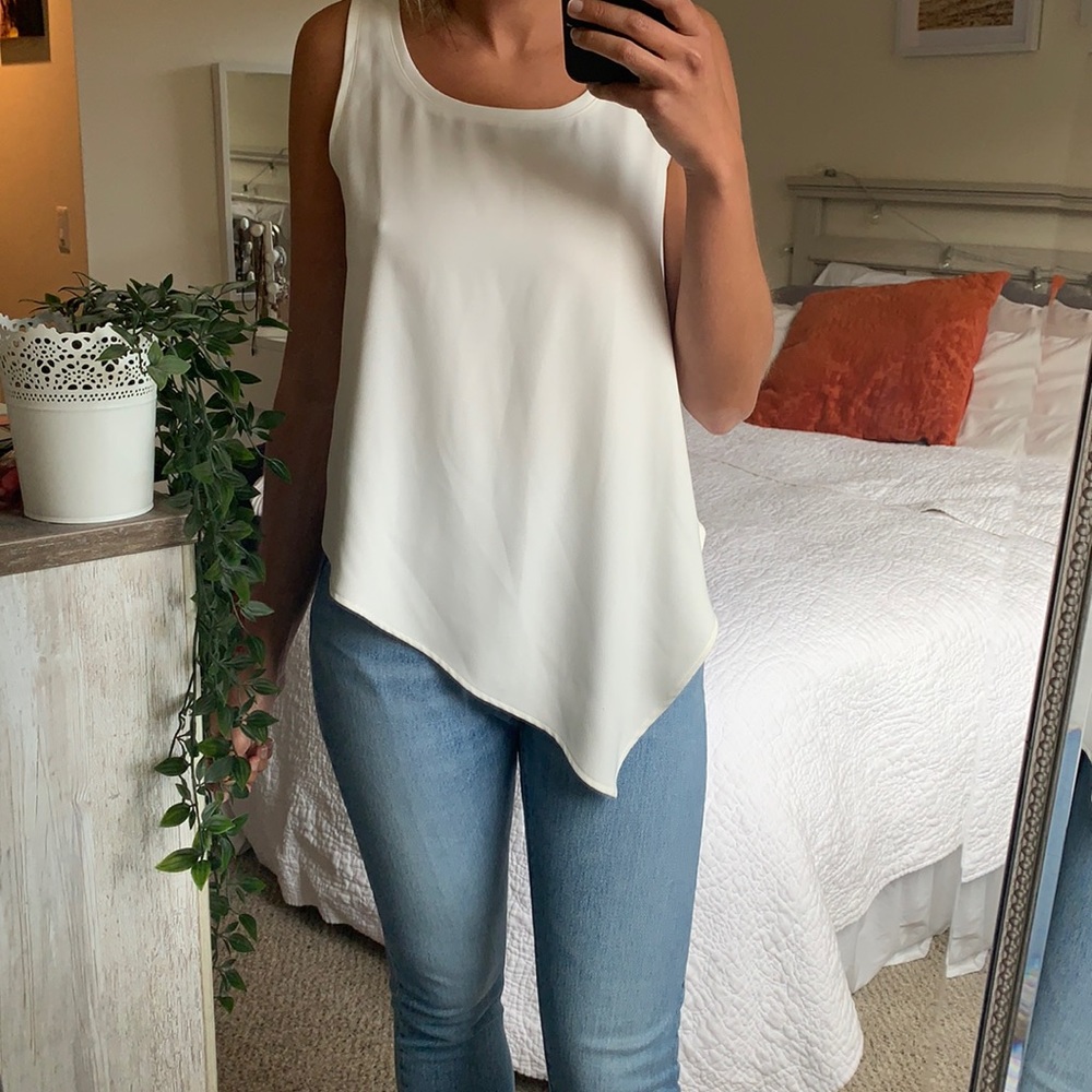 Forever 21 White Tank Top